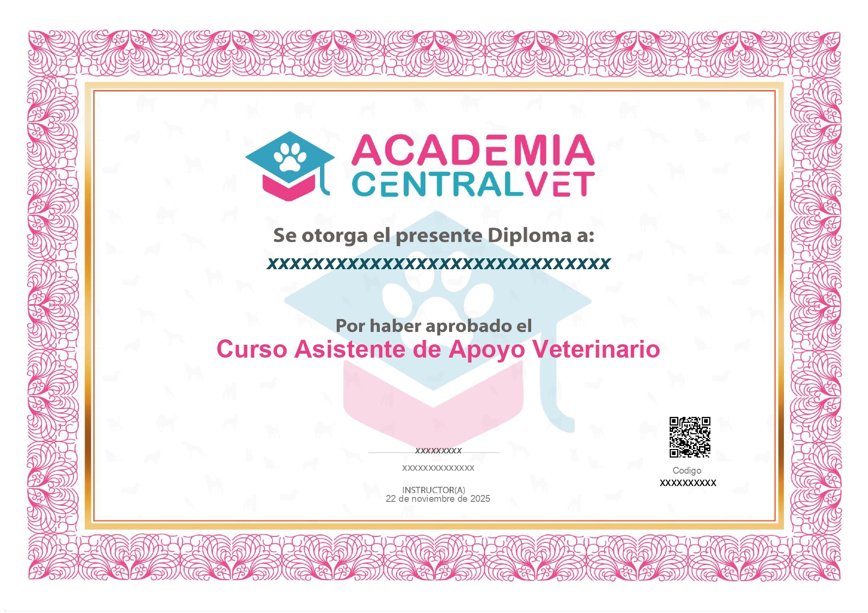 Ejemplo de certificado